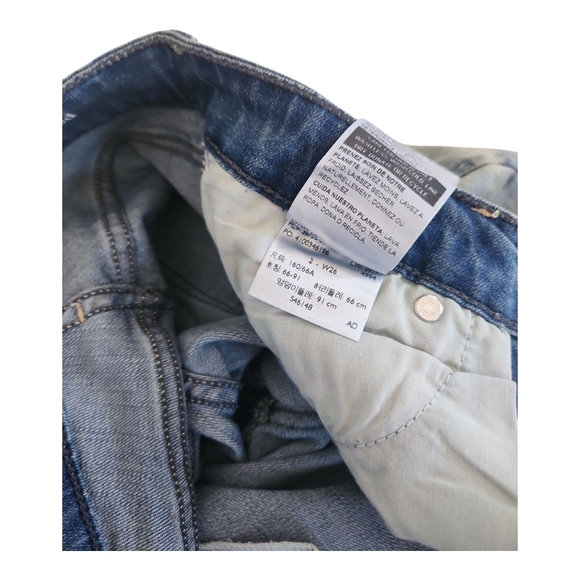Women's Levis Light Blue Straight Leg Jeans NWT 2 - Picture 5 of 5